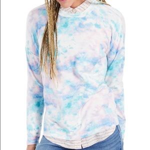 Tie Dyed Crewneck top- NEW WITH TAGS